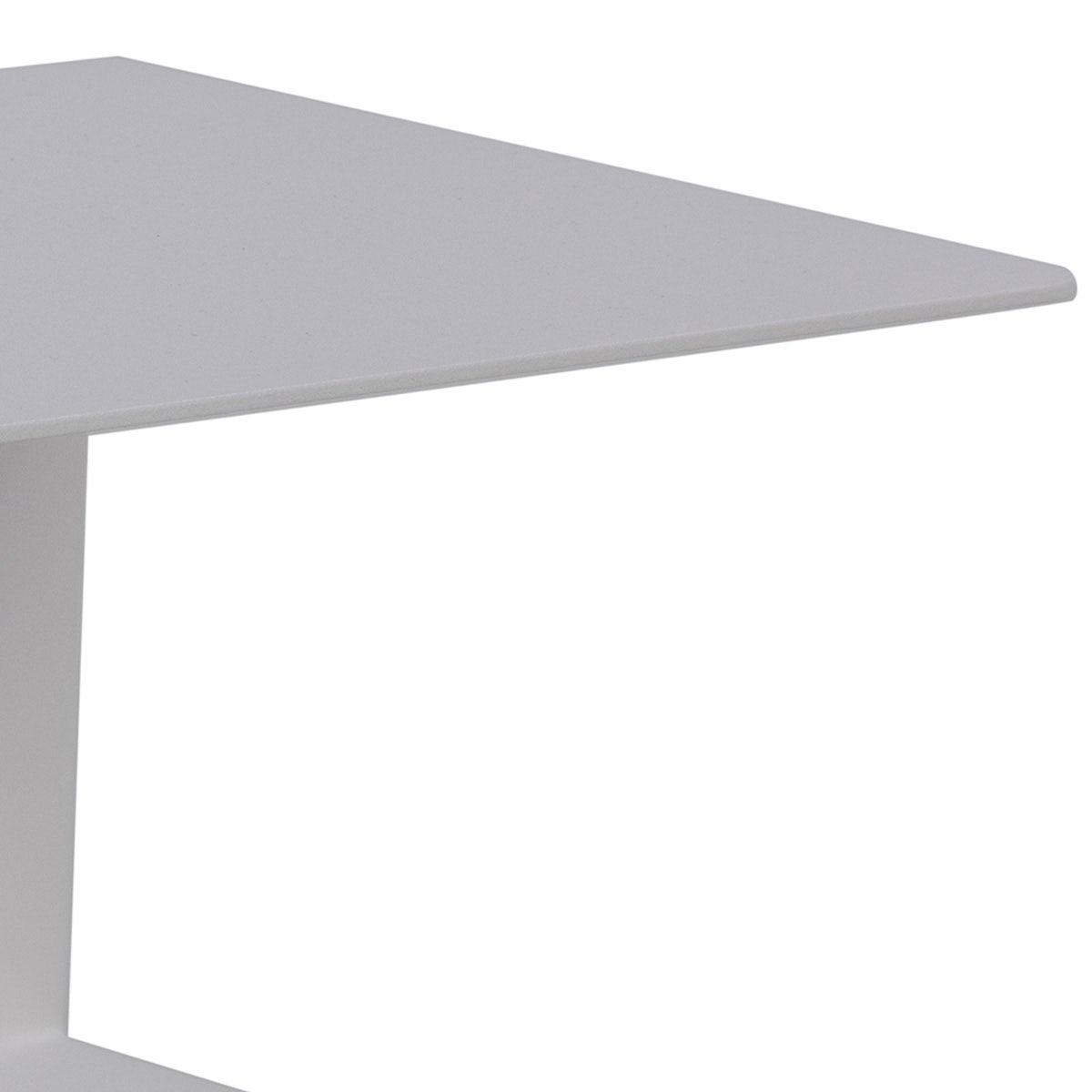 Lisomme Yara metalen wandplank wit - 35 x 20 cm
