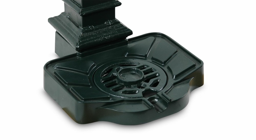 Fontaine de jardin aluminium-métal vert 29x33.5x77cm
