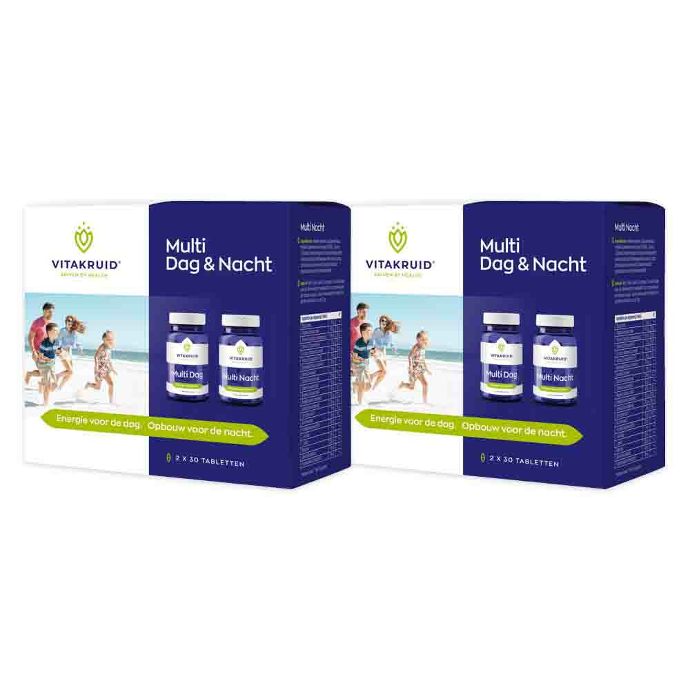 2x Vitakruid Multi Dag & Nacht 2 x 30 tabletten