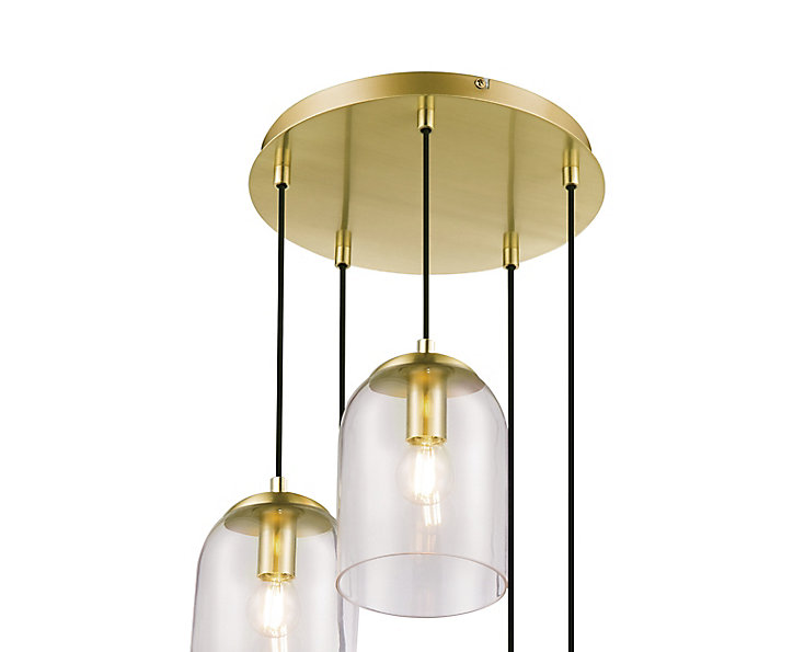 Suspension Thestias 5 ampoules E14 IP20
