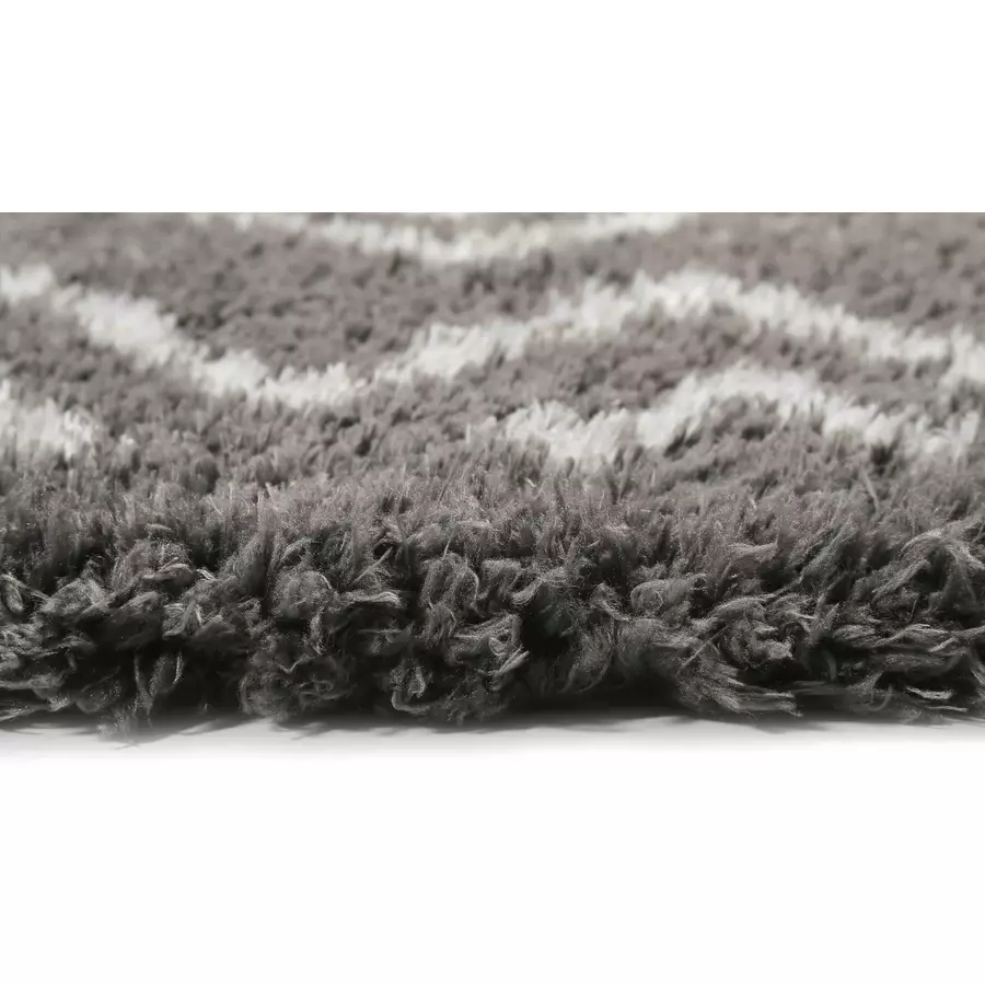 Wecon home Hochflorteppich Yagour grauweiß