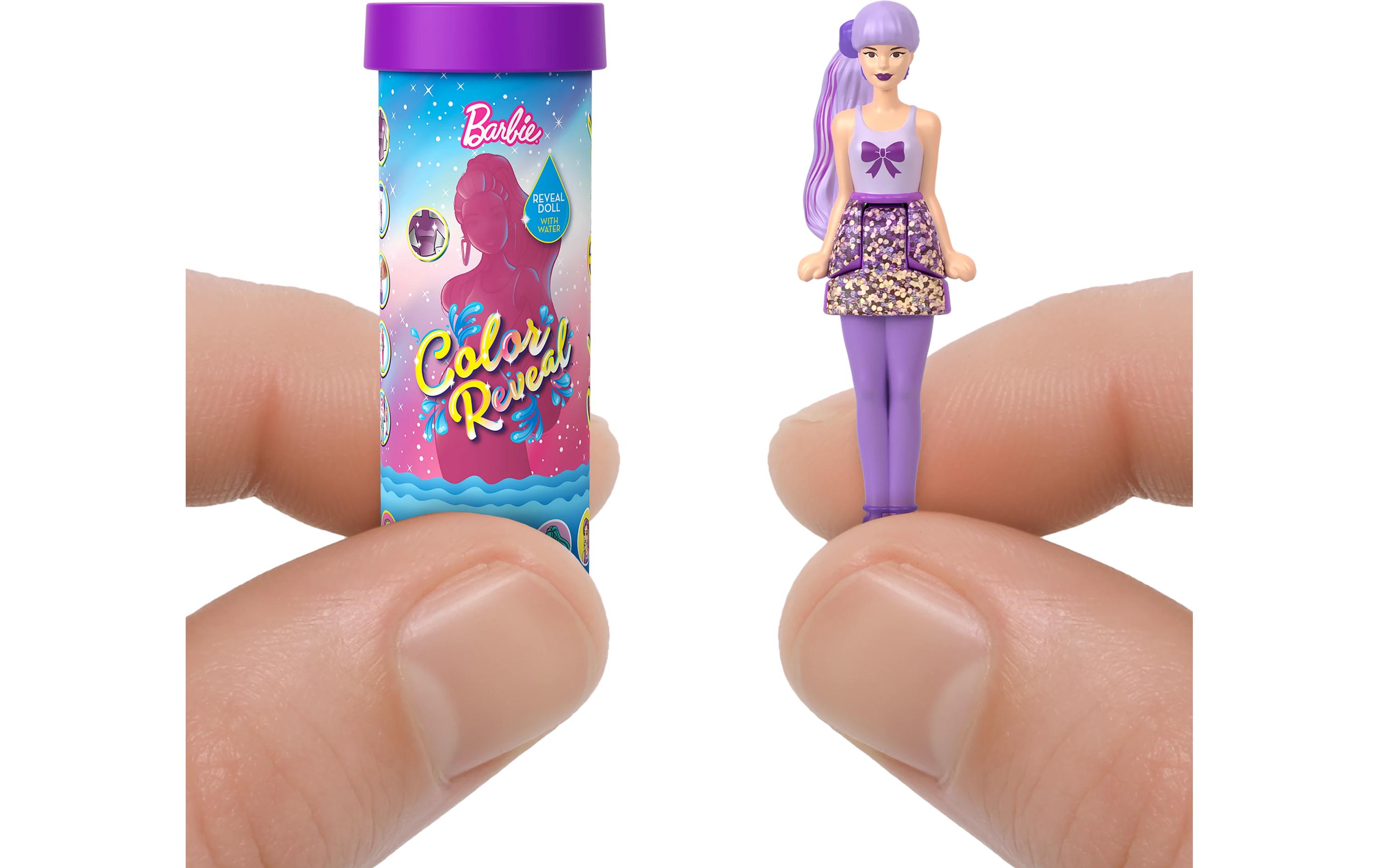 Puppe Mini BarbieLand Color Reveal assortiertBarbie-Puppe mit original Color-Reveal-Innovation in hübschem Rosa