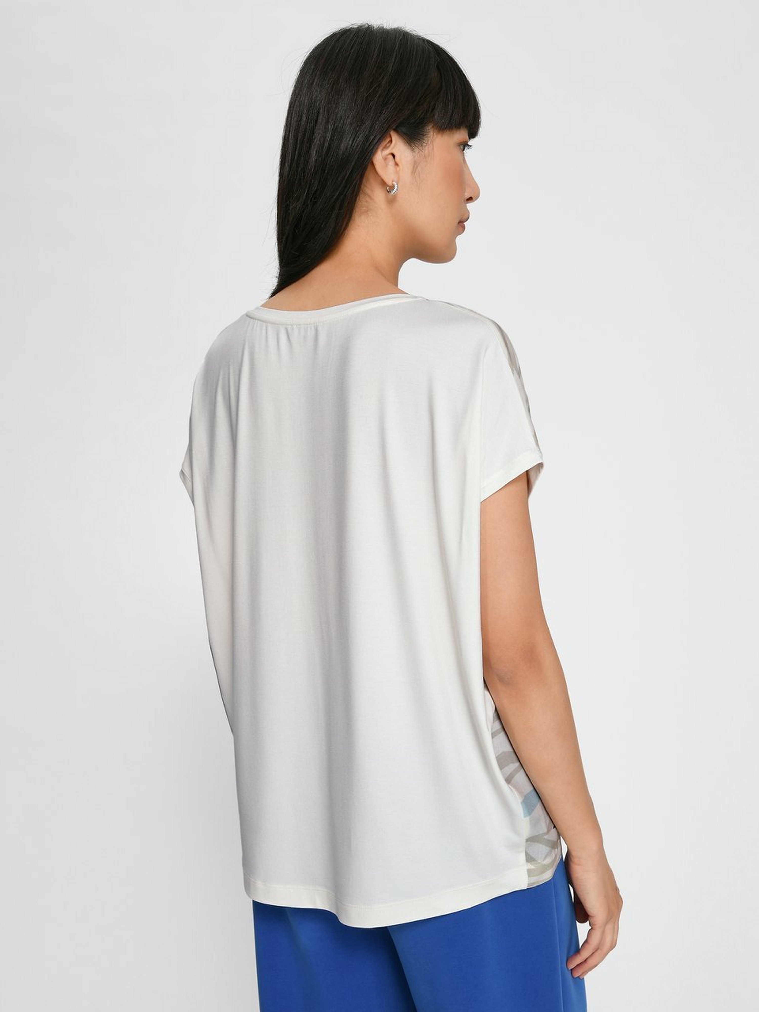 V-Shirt mit 1/2-Kimono-Arm