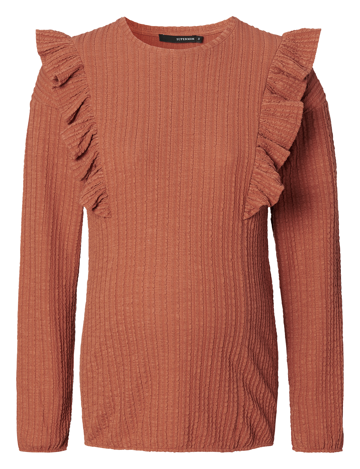 ABBY - Top de grossesse manches longues | Rouge