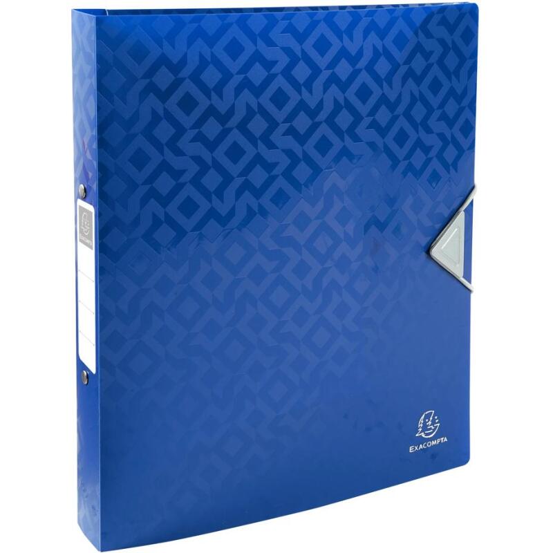 Classeur 2 anneaux plastifié  Exacompta OffiX® A4 maxi - Dos 4 cm couleurs asssorties
