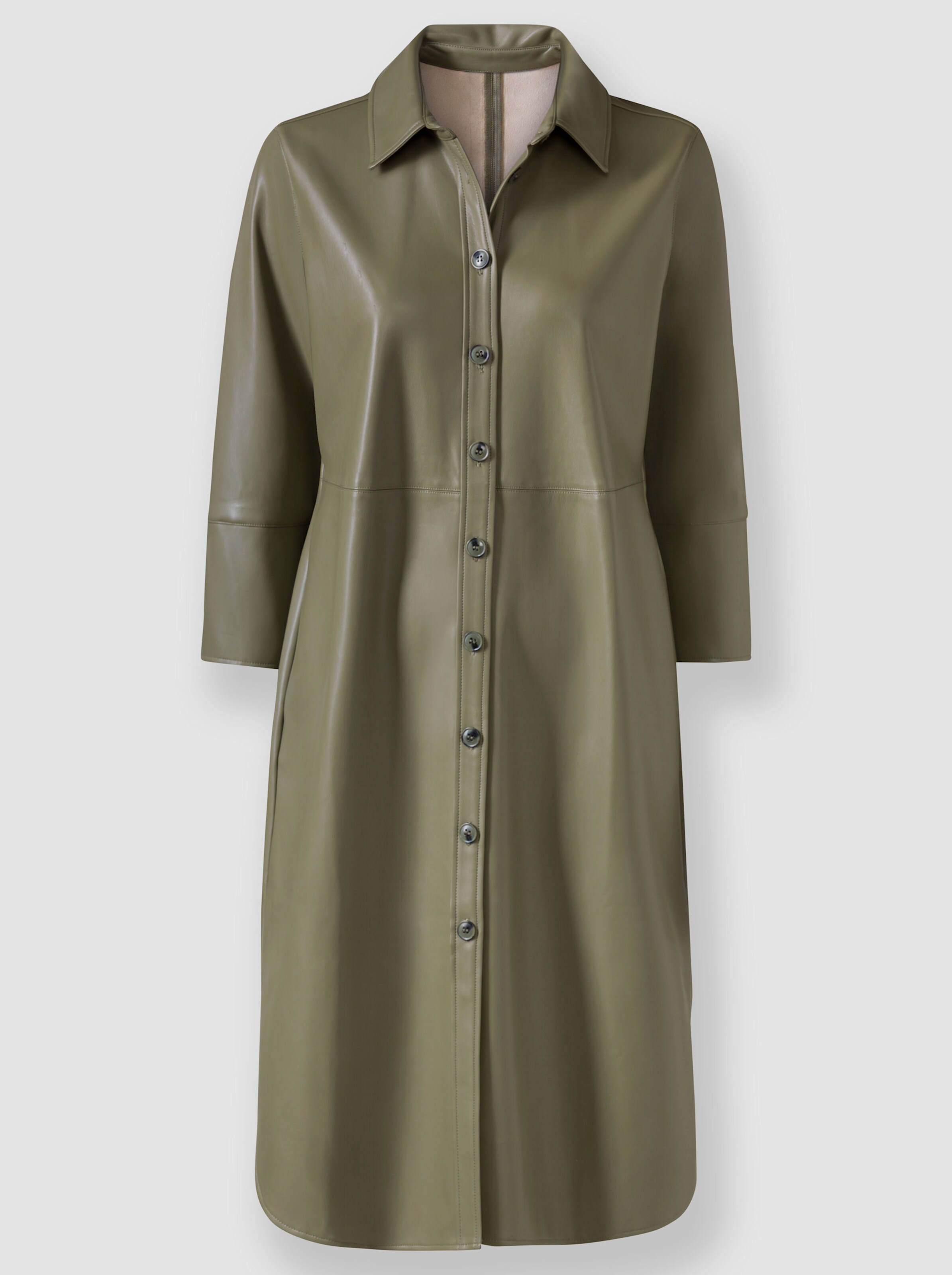 Lederimitat-Kleid