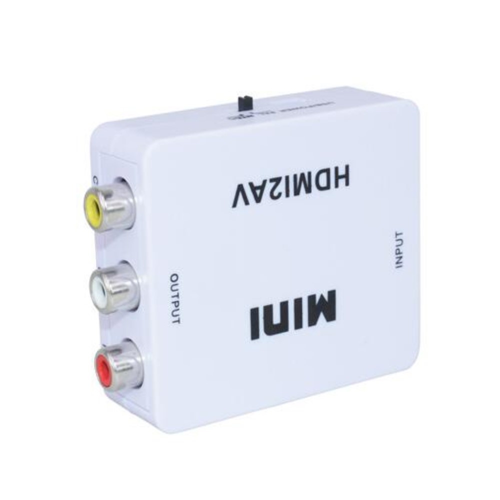 HDMI 1080P auf Cinch RCA CVBS AV Konverter Adapter für TV / PC / Sony PlayStation PS3 / DVD