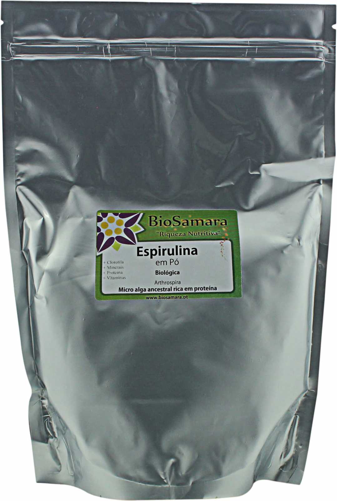 Pó de Spirulina Biosamara 125g
