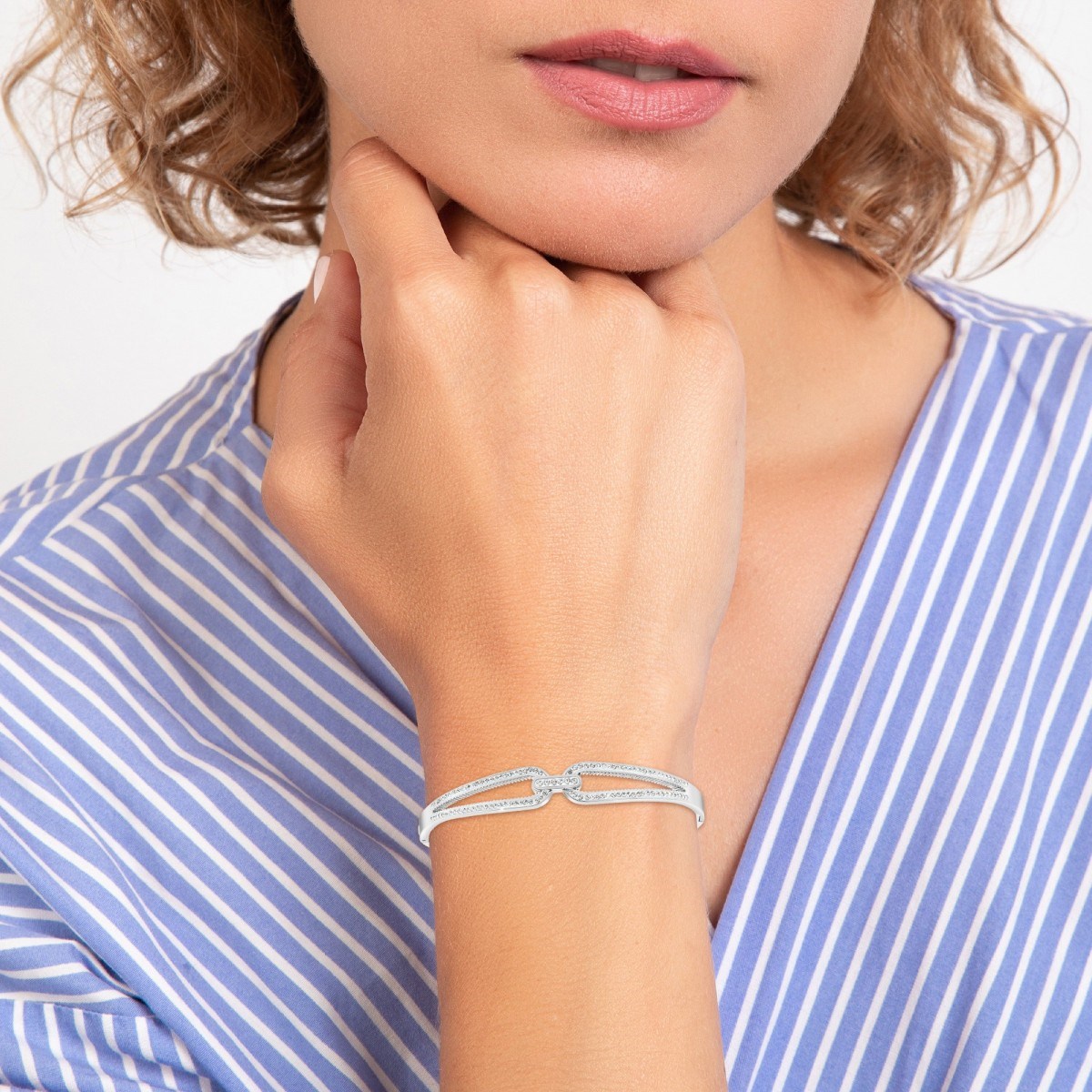 Bracelet SC Crystal orné de Cristaux scintillants