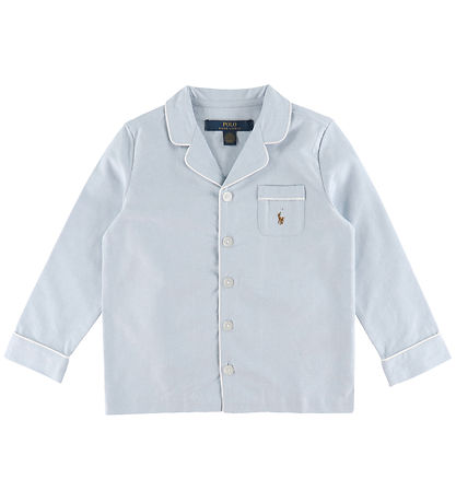Polo Ralph Lauren Schlafanzug - Oxford - Polo Blue Hyazinthe