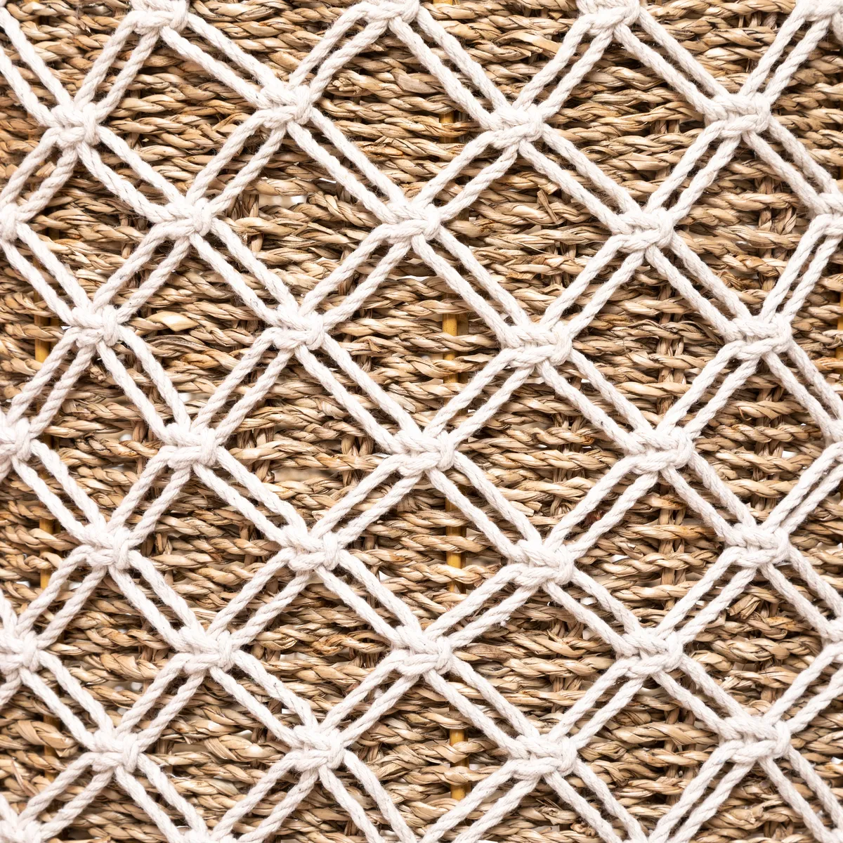 Atmosphera, Createur D'Interieur Atmosphera Panier macramé Palm - Beige