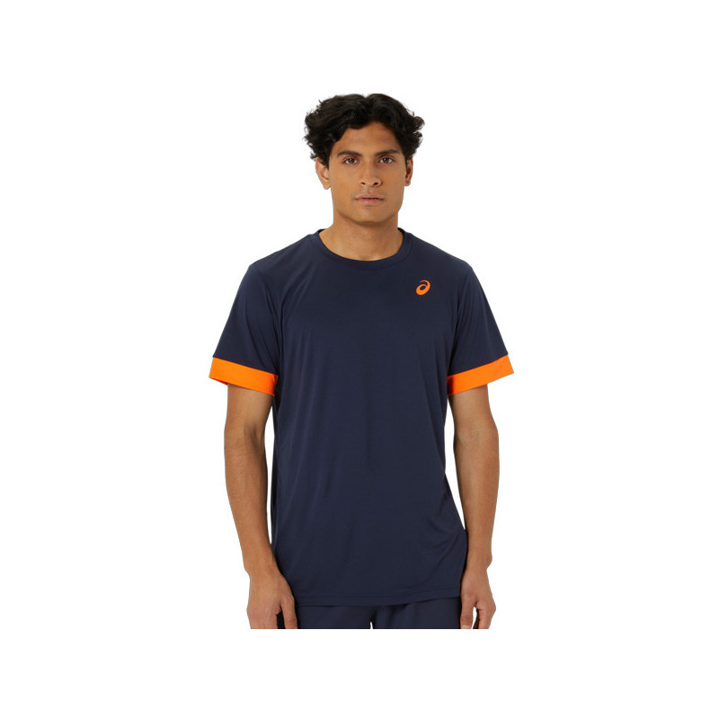 Tee-shirt Asics Court Top bleu marine