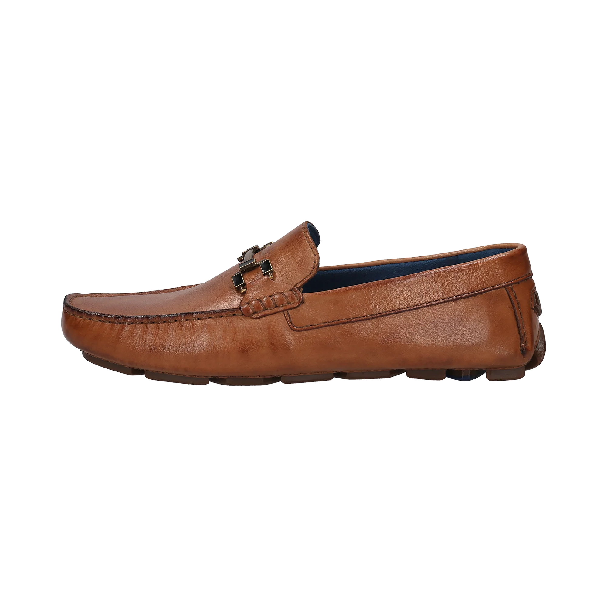 Leder Mokassin cognac
