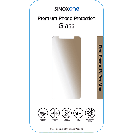 Sinox One beskyttelsesglas til iPhone 13 Pro Max