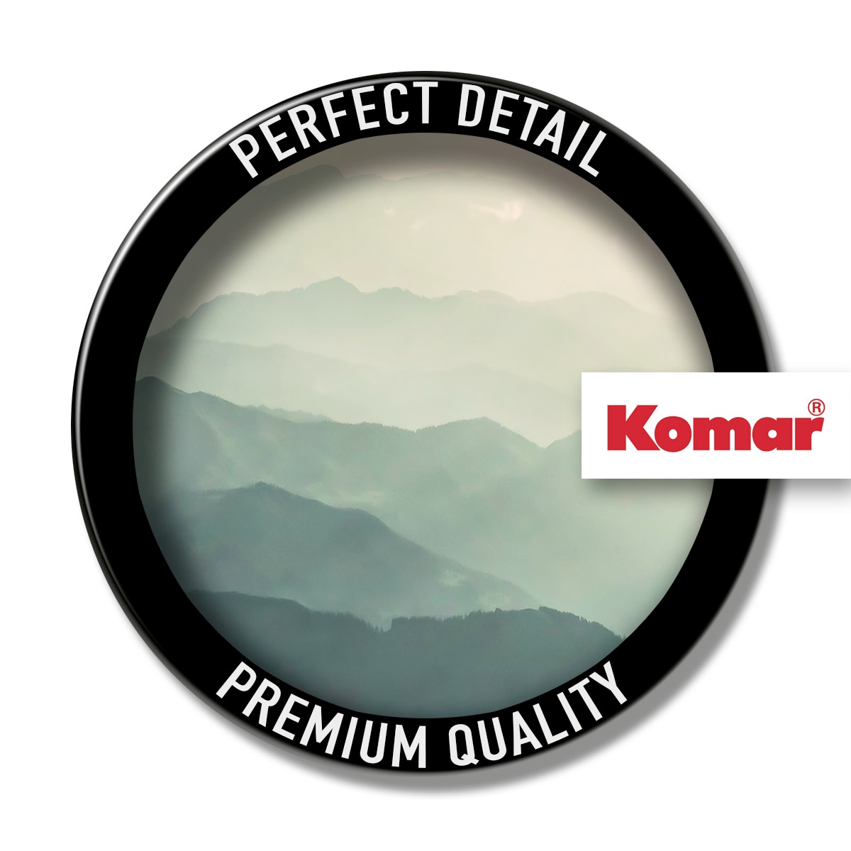 Komar Fototapete »Digitaldruck Vlies -  Hazy Hills - Grösse 400 x 250 cm« bedruckt | floral | geblümt | gemustert | tropisch glatt Wohnzimmer, Schlafzimmer