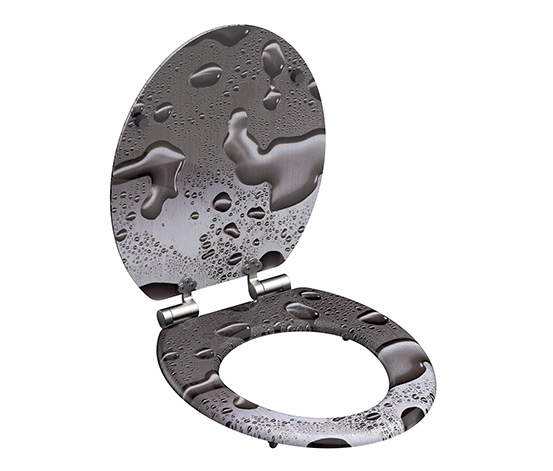 SCHÜTTE MDF-WC-Sitz »Grey Steel«