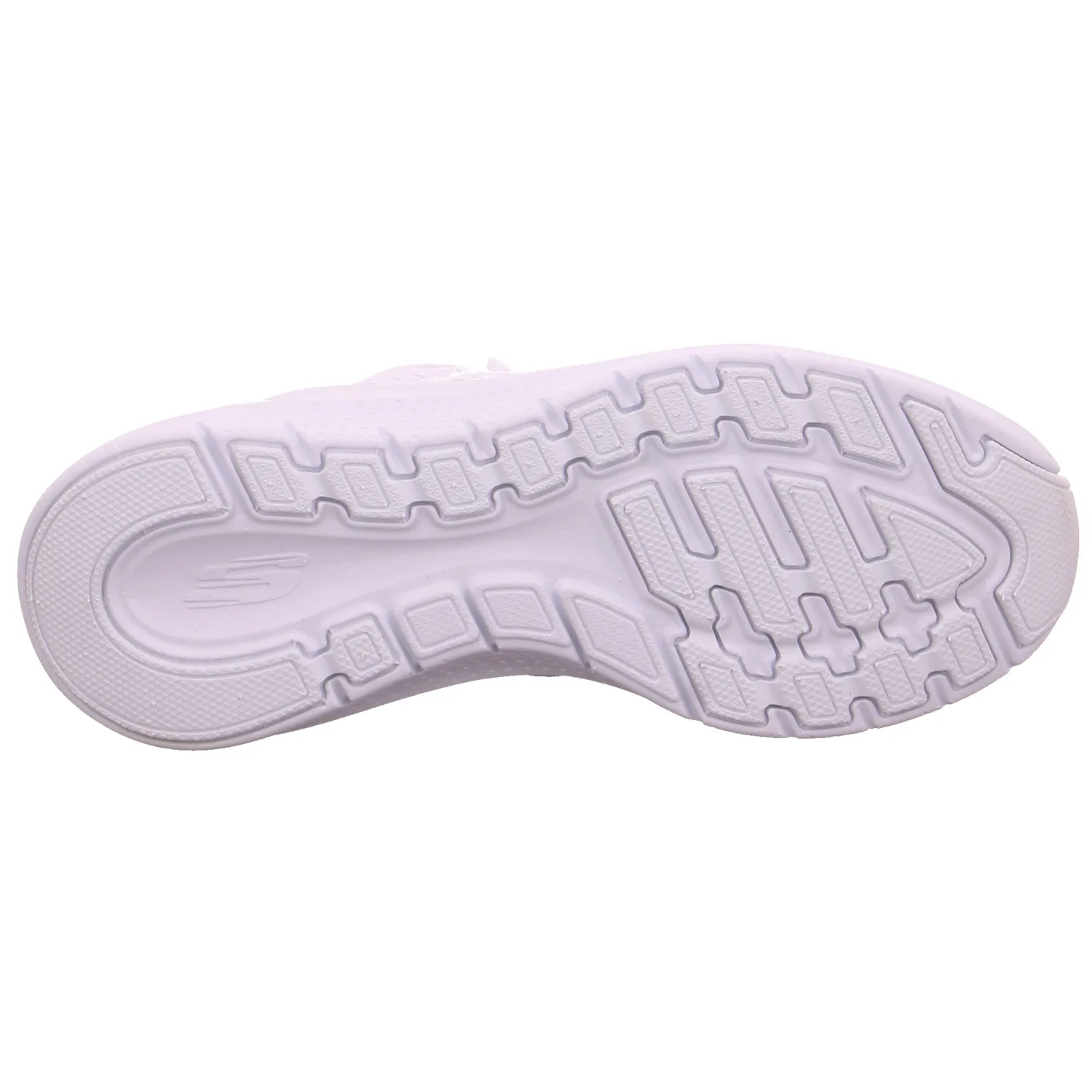 SKECHERS Sneaker Weiss Textil  mit Wechselfussbett