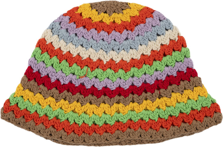 Sui Ava Bohemian Hat Orange multi
