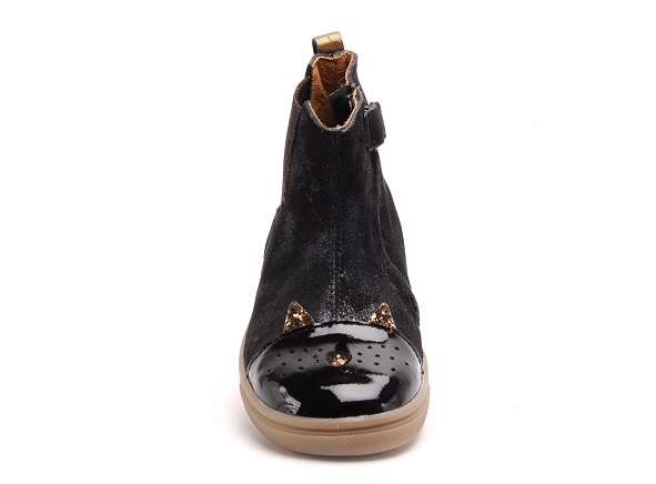 Gbb boots bottine enfant jessine noir