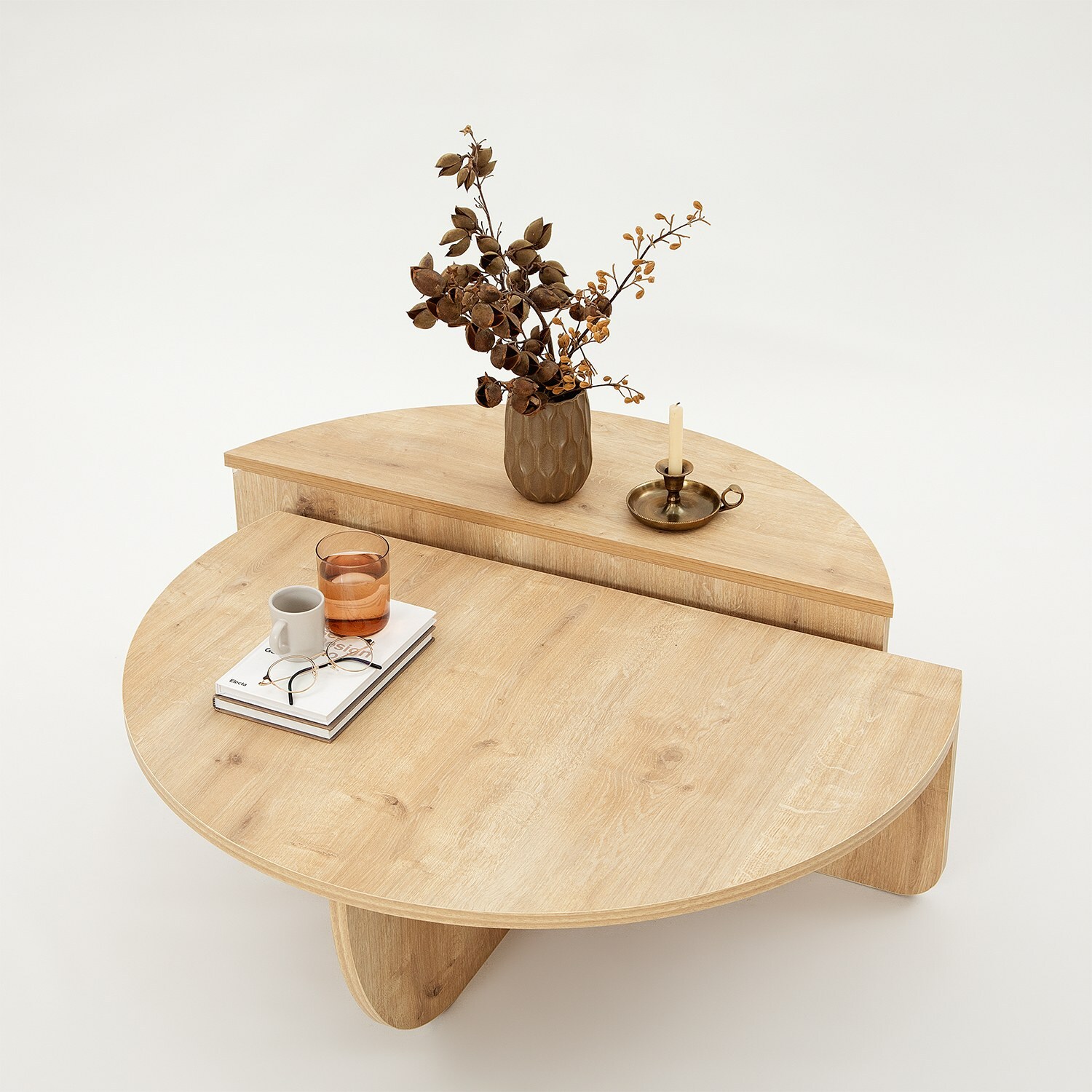 Homtex Exquisiter Sapphire Oak Couchtisch – Stilvoll, langlebig und vielseitig