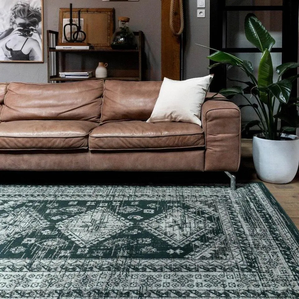 Interieur05 Vintage Vloerkleed Aila Groen - 230 x 160 cm