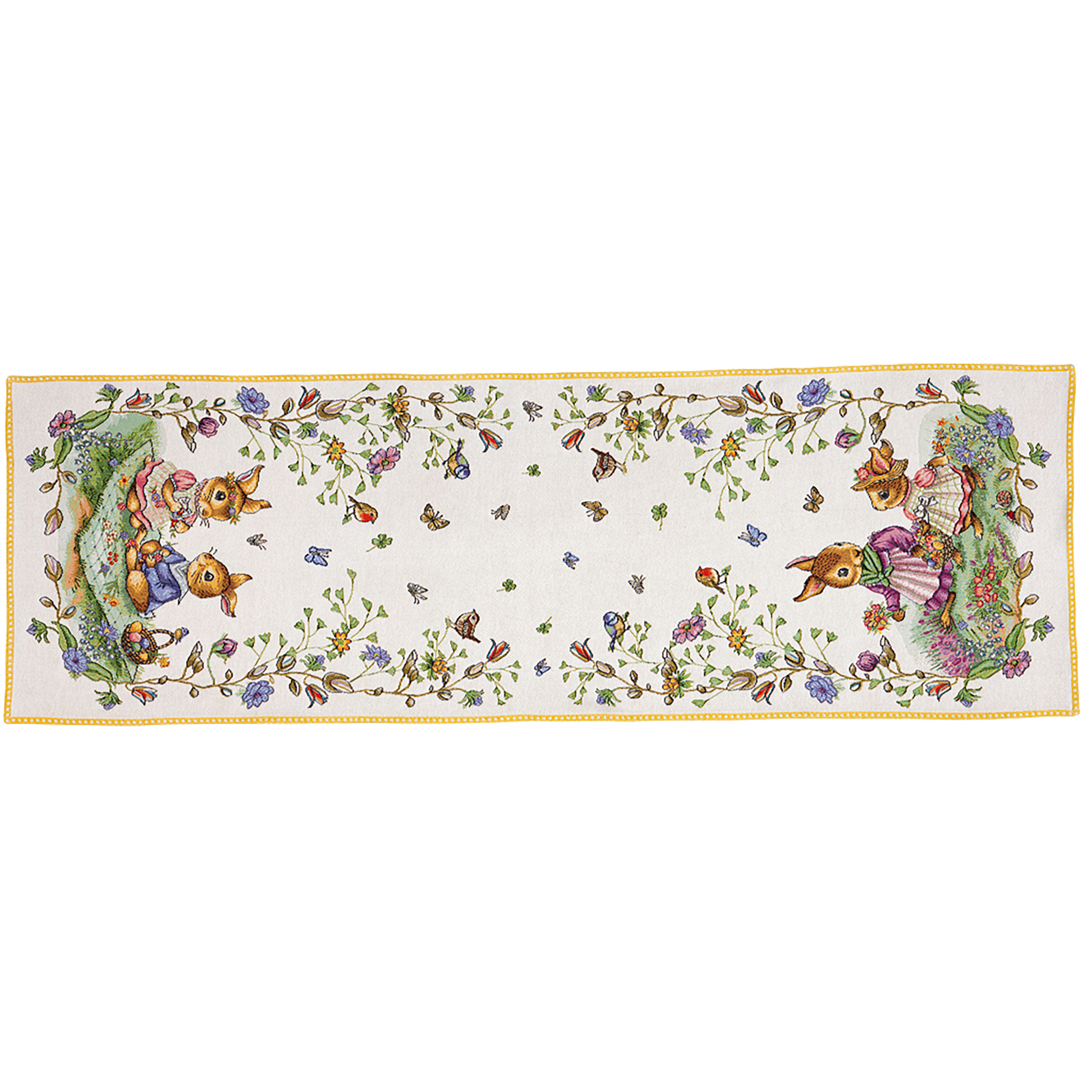 Spring Fantasy Table runner Green, 0.1'' x 19.3'' x 0.1''