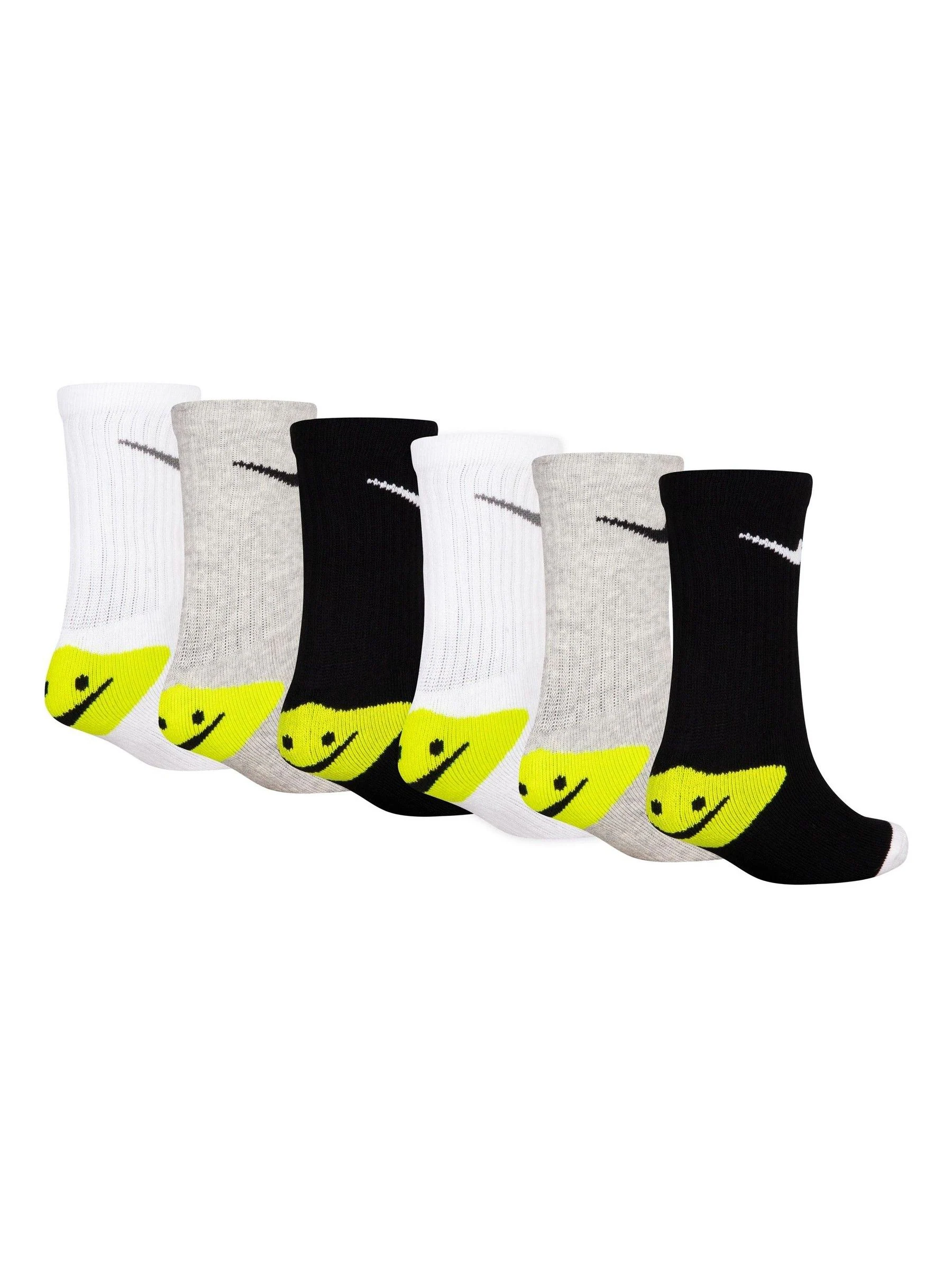 Nike Smiley Heel 6 Pack Socks