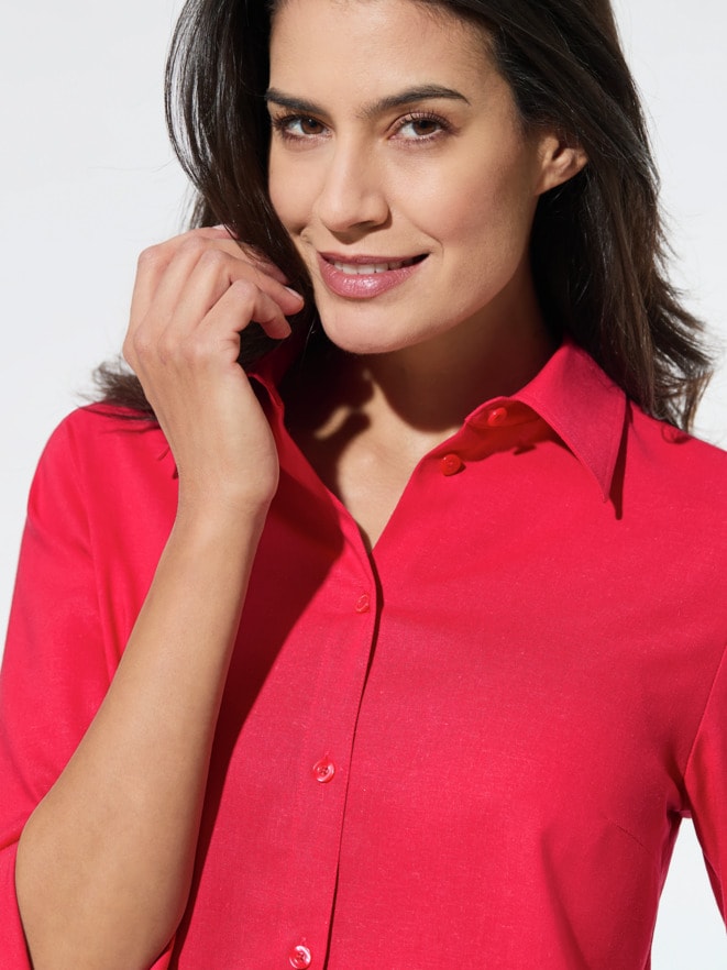 Bequem-Bluse Edel-Leinen