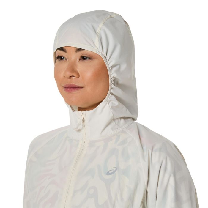 Asics Dame Jakker Road Packable Jacket Hvid