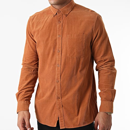 Chemise Manches Longues Velours 21104208 Camel