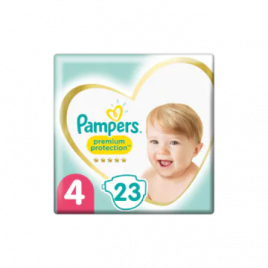 Pampers Premium protection maat 4 luiers (vanaf 9 kg tot 14 kg)