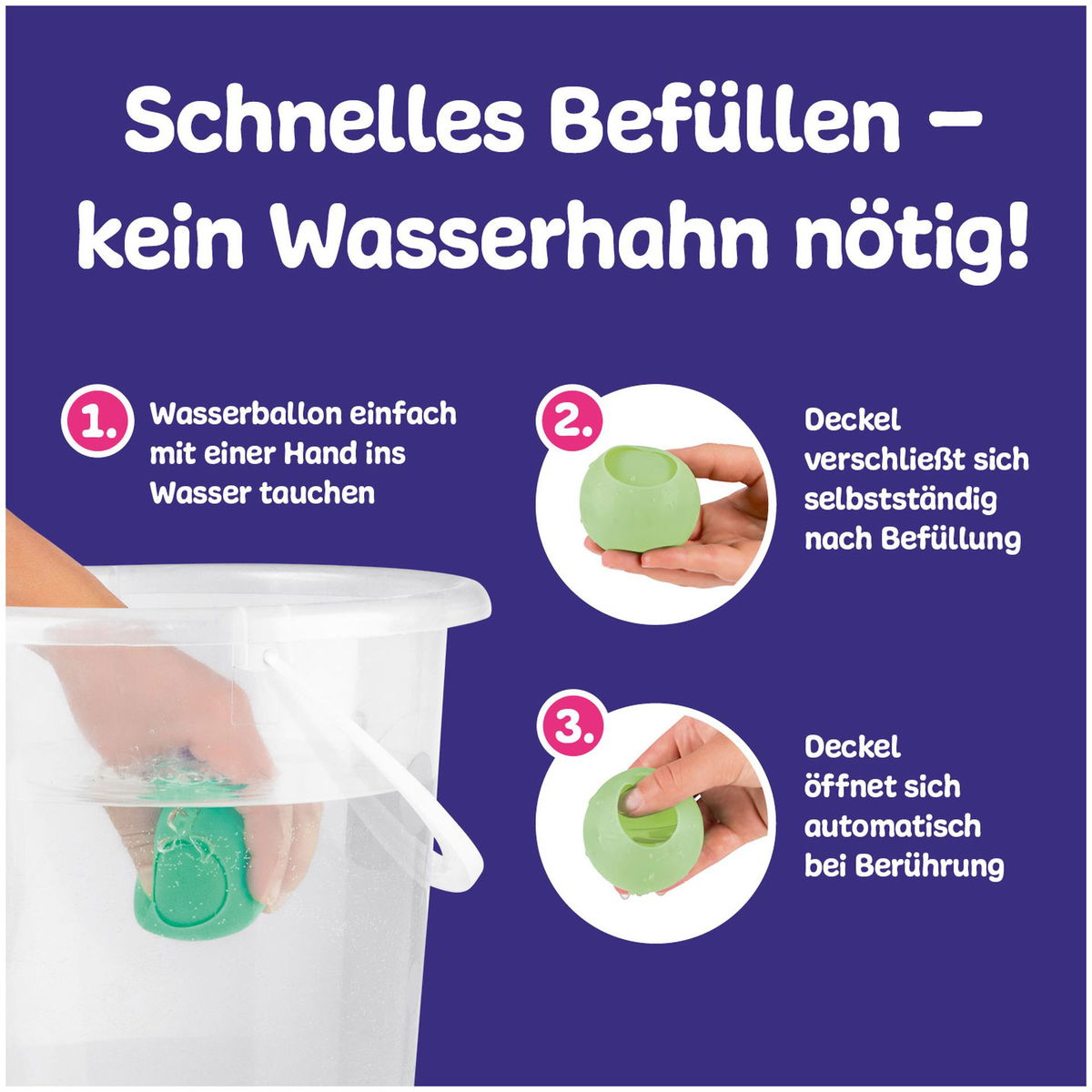 ImagiNew PlayhomeImagiNew Playhome   Happy Water Wasserballons 12 Stück