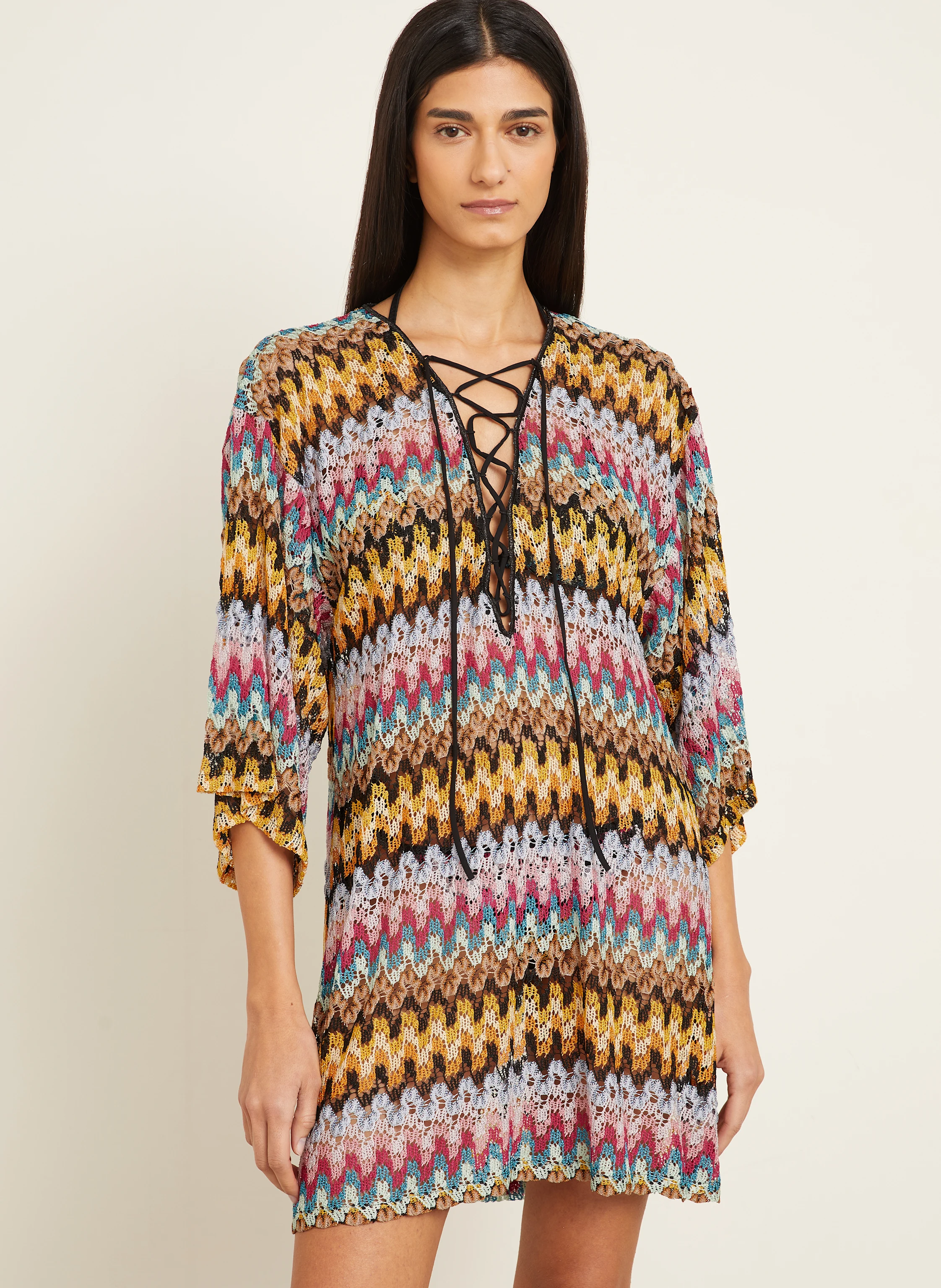 MISSONI Strandkleid mit Glitzergarn