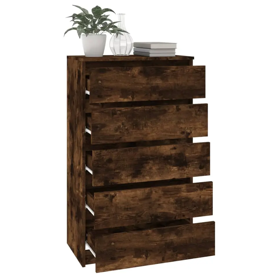 vidaXL - Ladekast - Bruin - Bewerkt hout