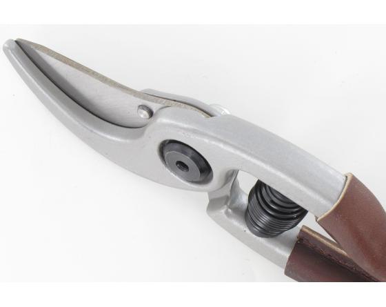 Sécateur de Jardin 23 cm - revêtement des branches en cuir