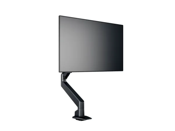 Multibrackets M VESA Gas Lift Arm Single HD - Monteringssæt (drejelig arm, klemme til montering på skrivebord) - for fladt panel - aluminium - sort - skærmstørrelse: 15