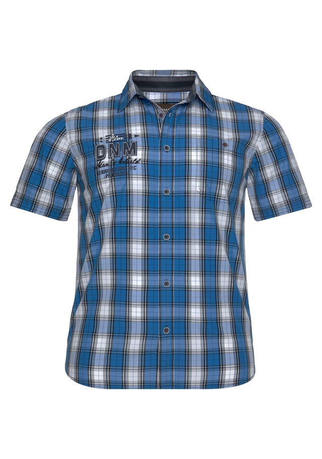 Man's World Kurzarmhemd , mit Print und Stickerei