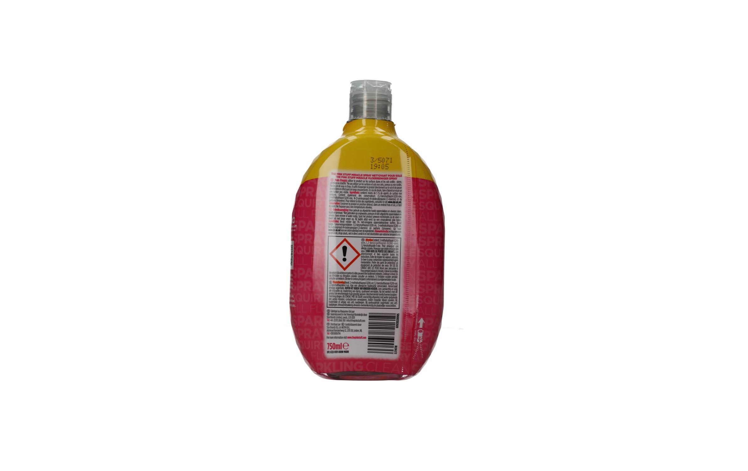Bodenreiniger 0.75 lGebrauchsfertiger Bodenreiniger mit schneller, streifenfreier Formel