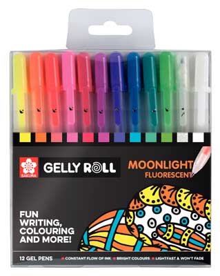 Sakura Moonlight Gelly Roll Pen Set of 12