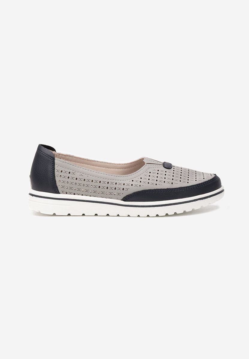 Chaussures casual femme gris Mistia