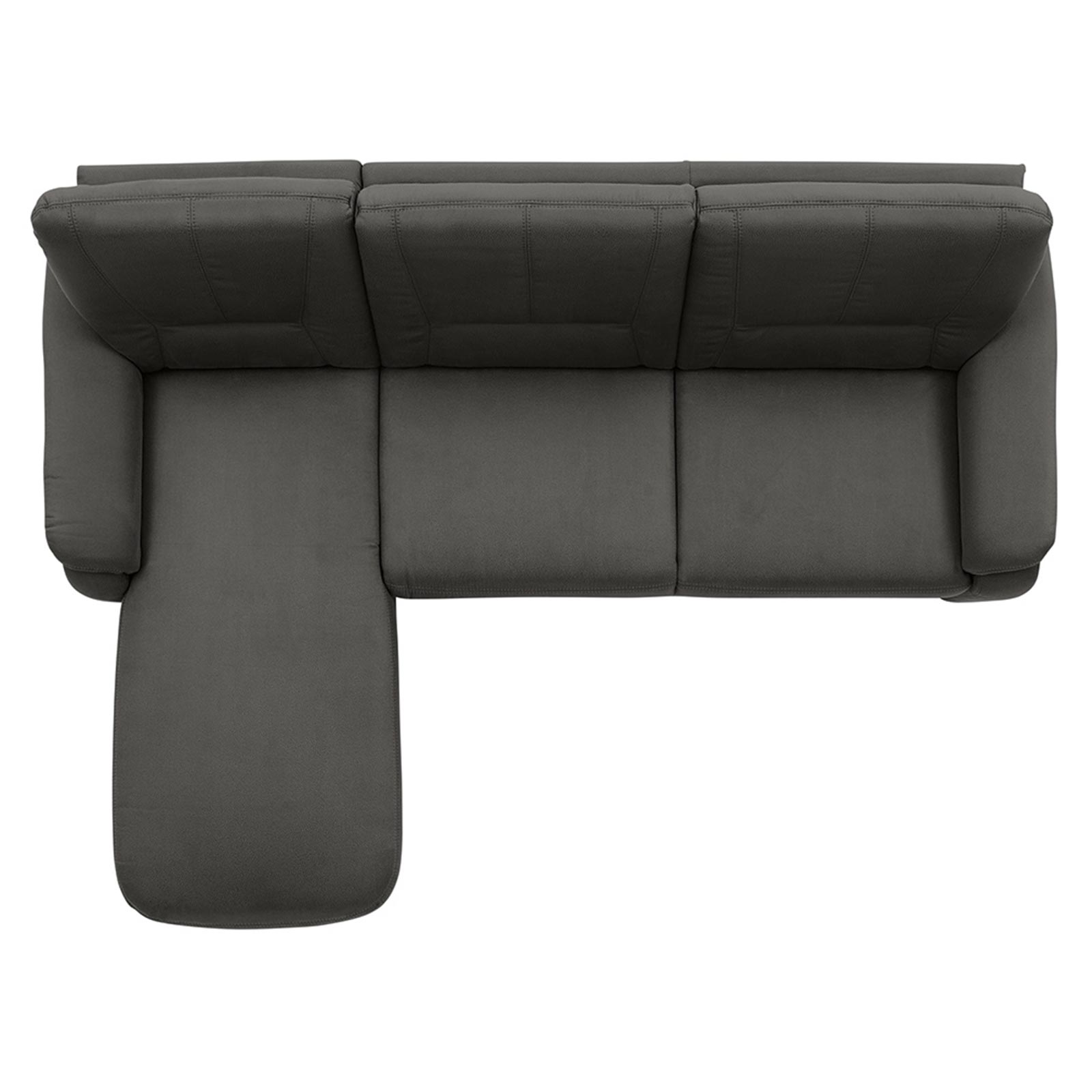 polsterpower Ecksofa - Holiday steel - Basismodell - Recamiere links