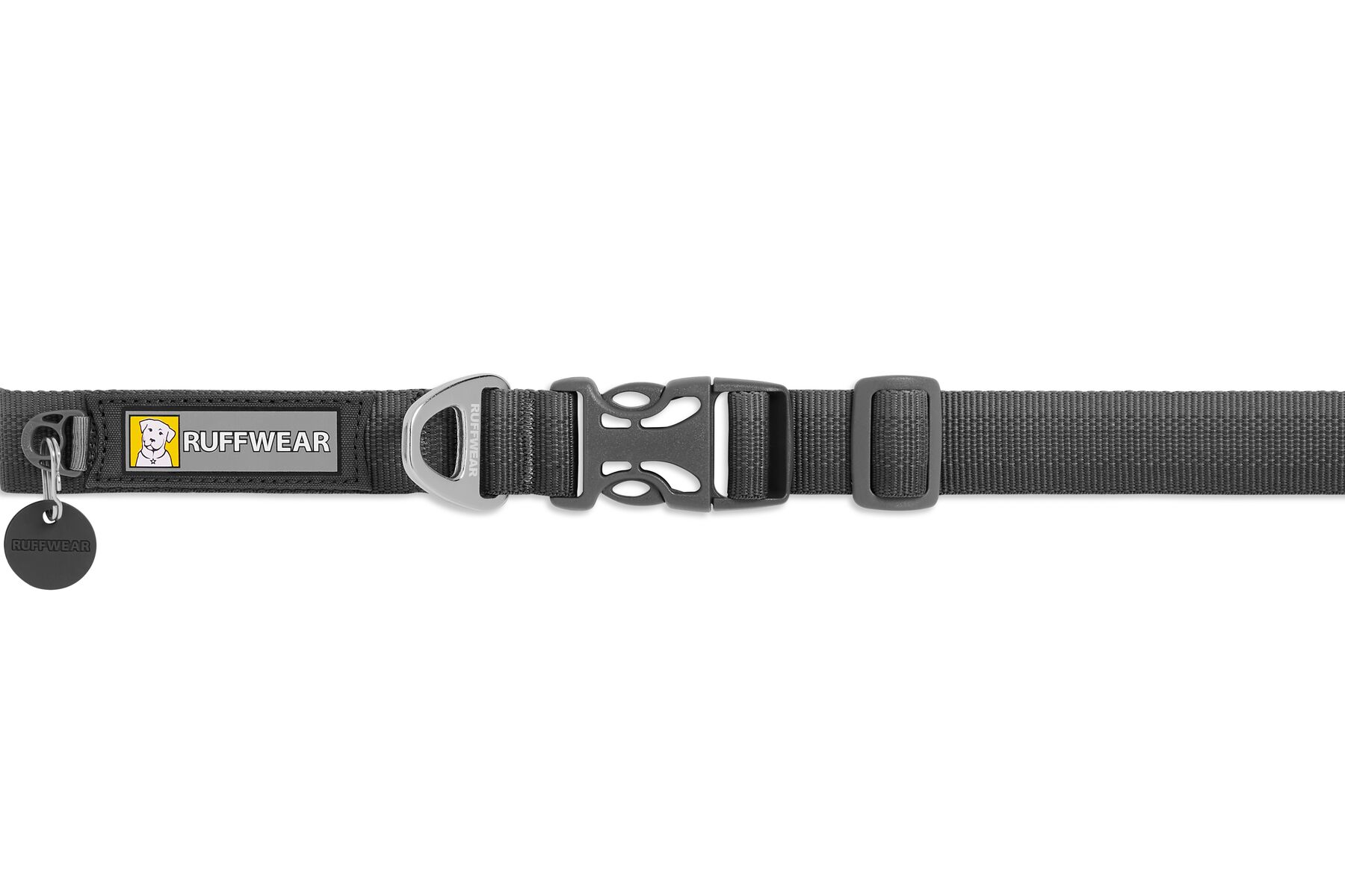 Collier léger pour tous les jours front range® avec boucle latérale facile à utiliser. Couleur: twilight gray (gris), taille: l