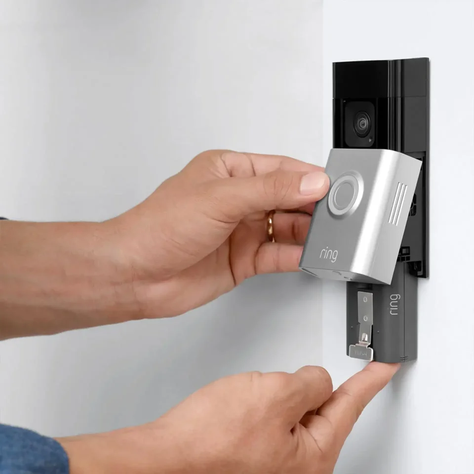 Ring - Battery Video Doorbell Pro Satin Nickel