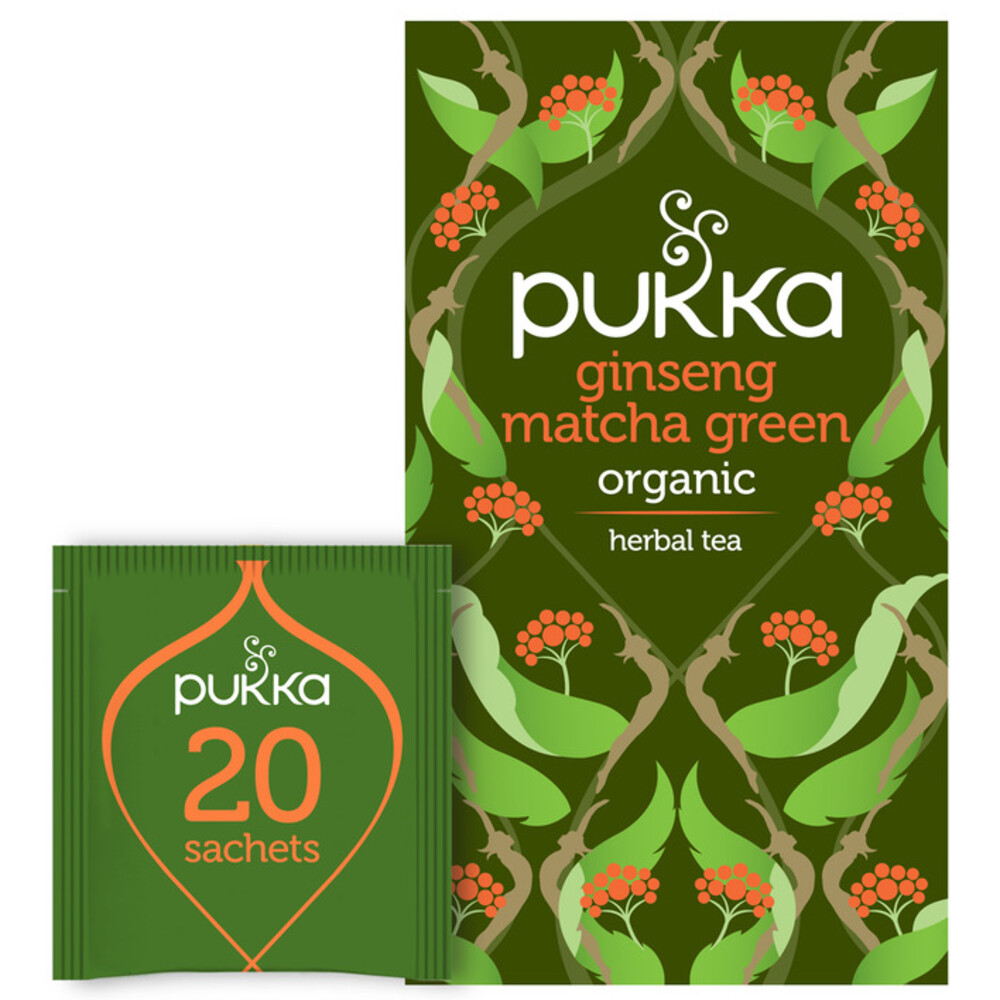 Pukka Thee Ginseng Matcha Green20 stuks