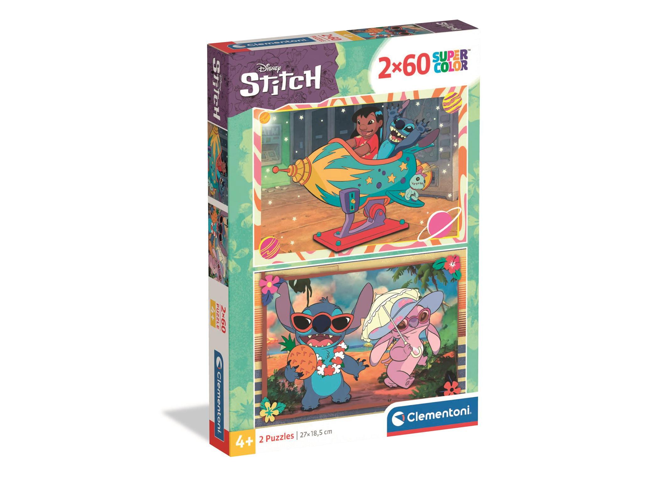 PUZZLE STITCH CLEMENTONI 2X60 PEÇAS