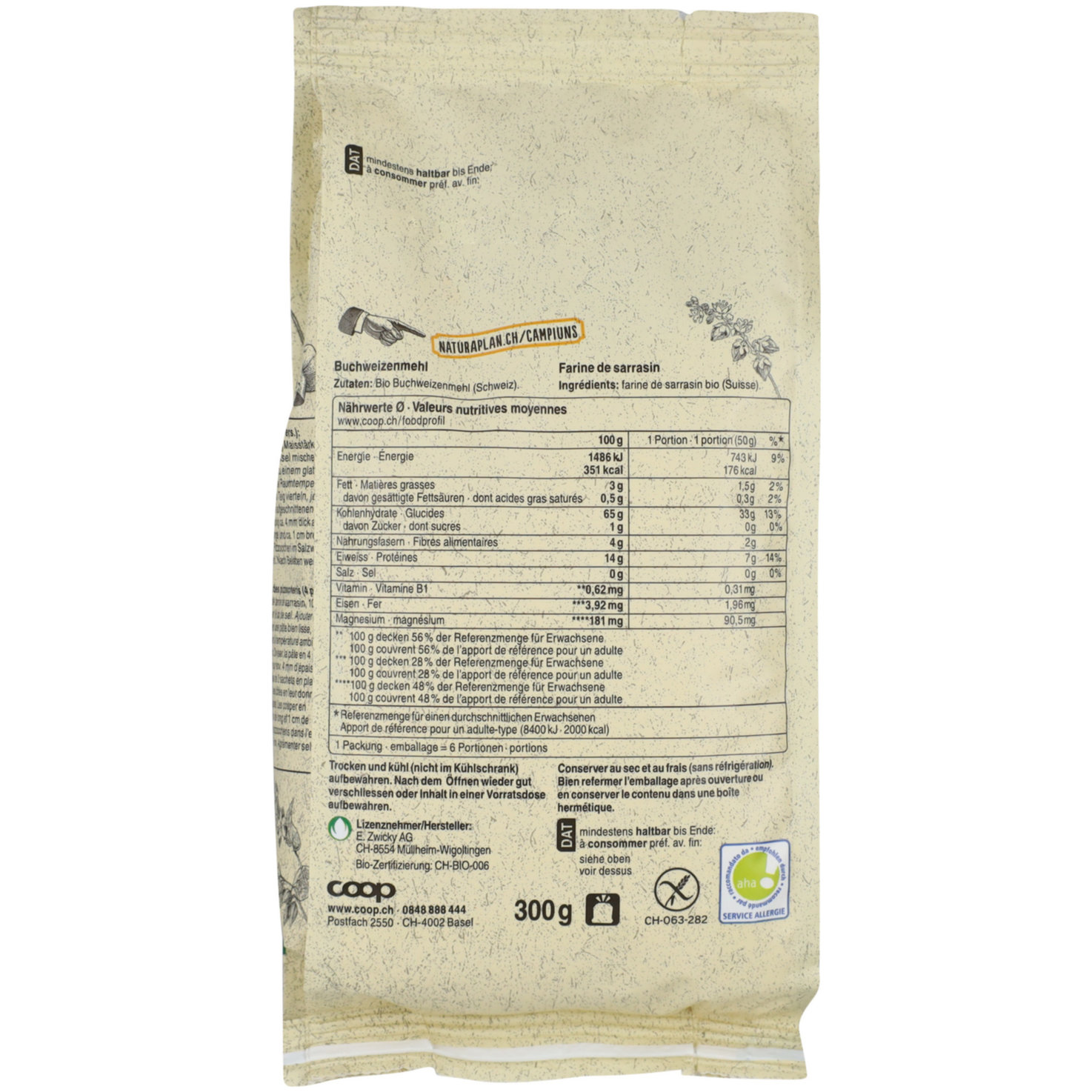 Naturaplan Bio Buchweizenmehl