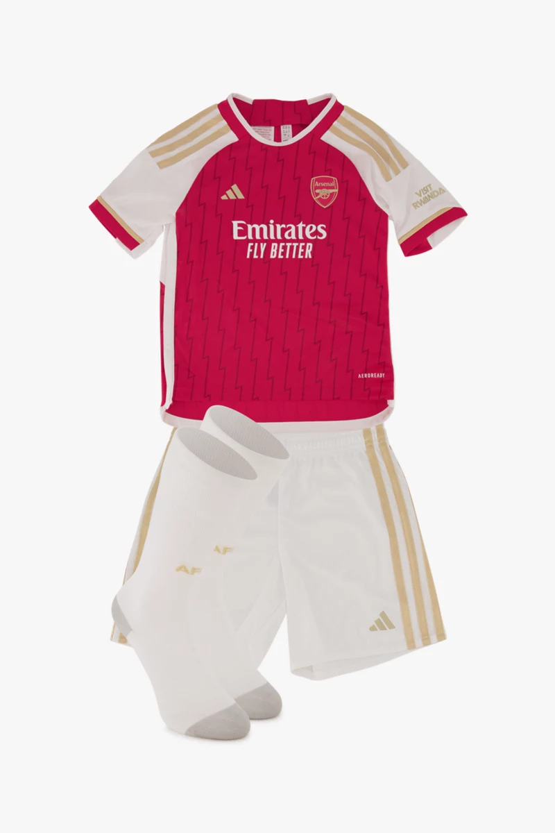 adidas Performance FC Arsenal London Home Replica Mini Kinder Fussballset 2324