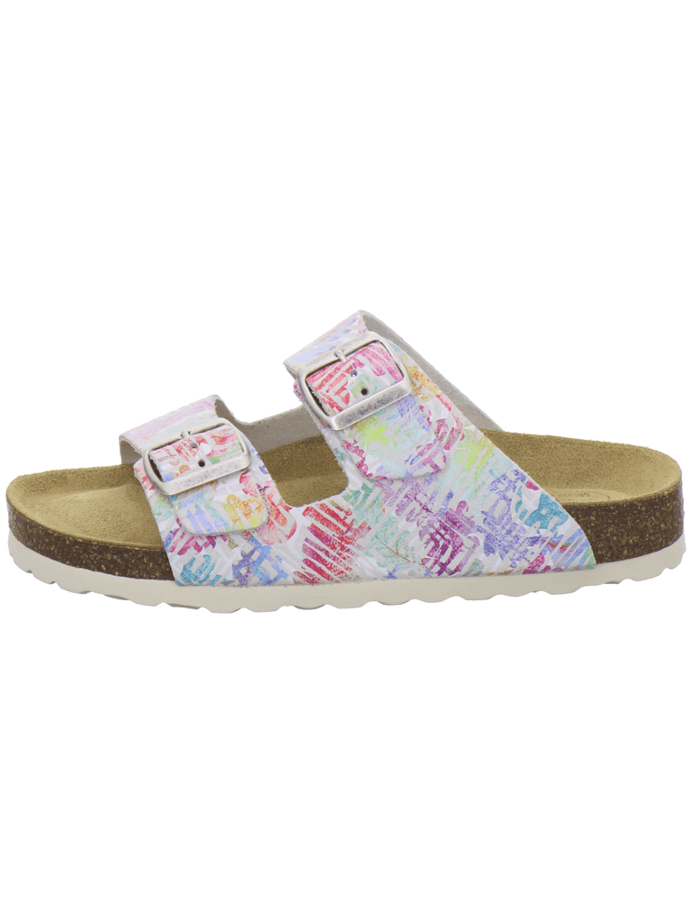 Pantoletten Damen Zweischnaller multicolor