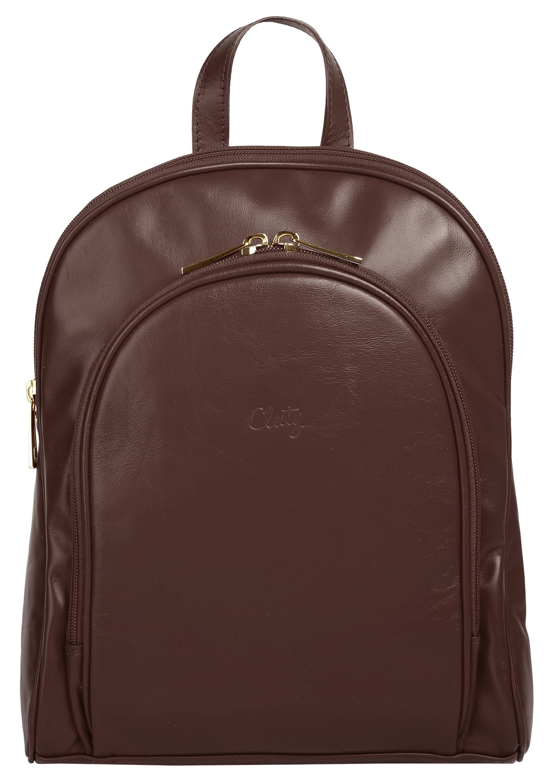 Cluty Cityrucksack echt Leder, Made in Italy