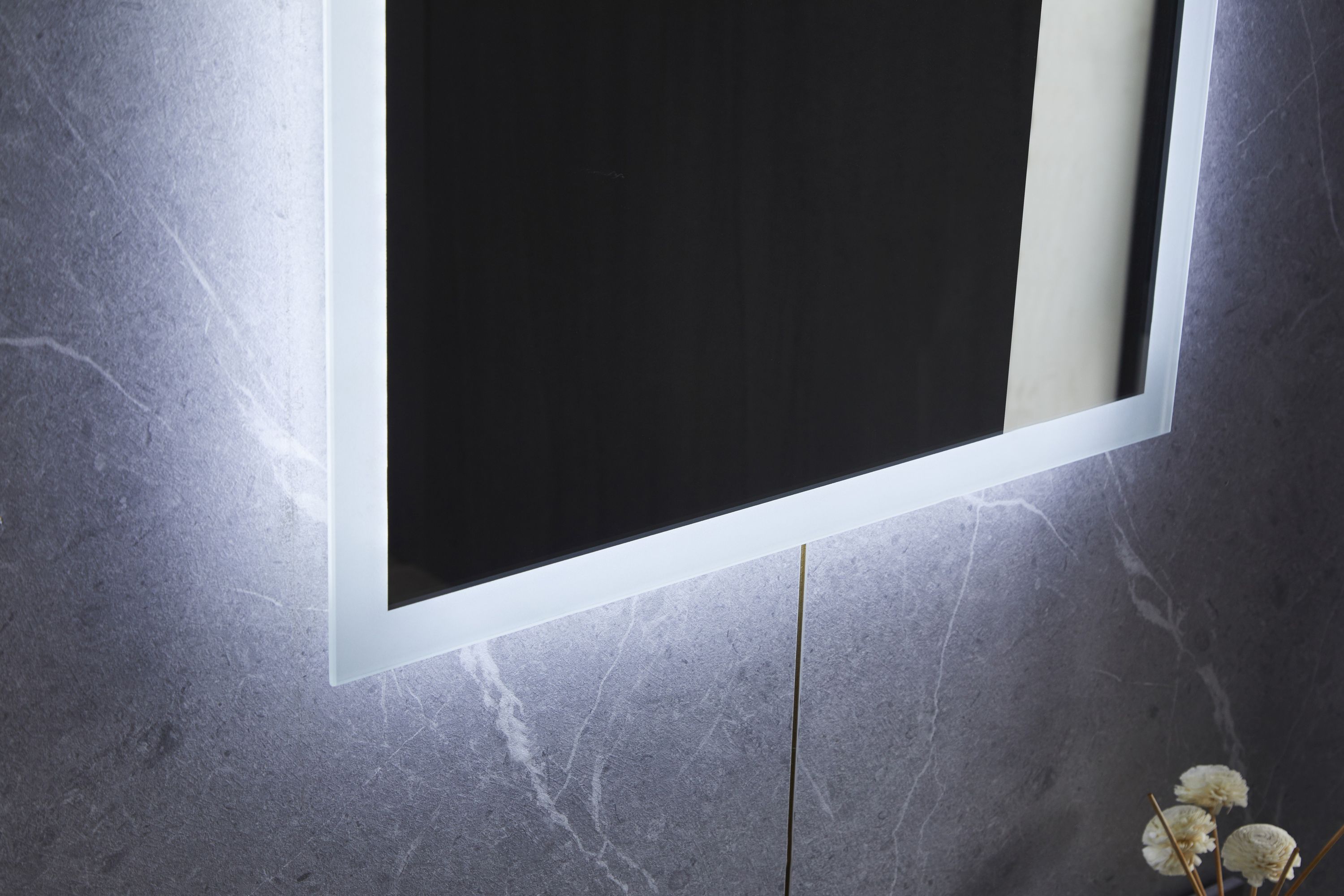 LED Wandspiegel 50 x 60 cm